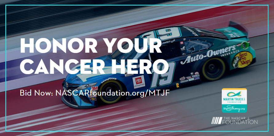 Martin Truex Jr. Foundation, NASCAR Foundation team for Honor A Cancer Hero program